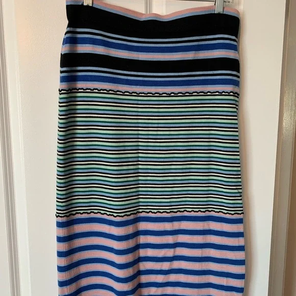 Marni x Uniqlo Merino Blend Striped Knitted Skirt - Picture 2 of 3